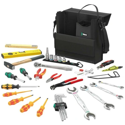 Afbeelding van Wera 2go SHK 1 05136071001 Gereedschapstas (met inhoud) Sanitair 36 delig
