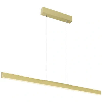 Afbeelding van SLV ONE LINEAR 100 1006187 LED hanglamp vast ingebouwd 24 W Messing