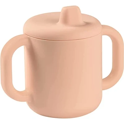 Afbeelding van Béaba Siliconen leerbeker 170 ml Roze