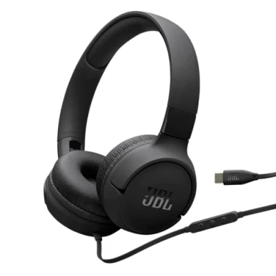 Afbeelding van JBL Tune 520C USB C Bedrade koptelefoon Zwart