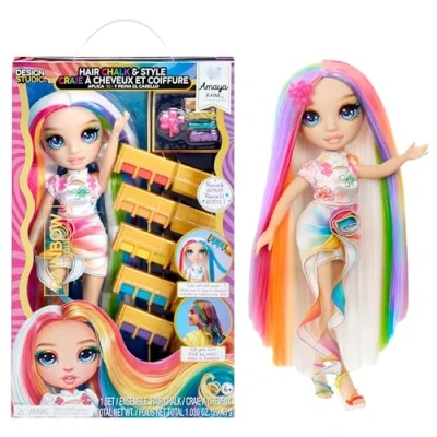 Image de Poupée Rainbow High Studio Craies &amp; Coiffures Amaya