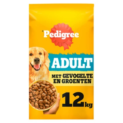 Afbeelding van Pedigree Adult Kip&amp;Groente Hondenvoer 12 kg