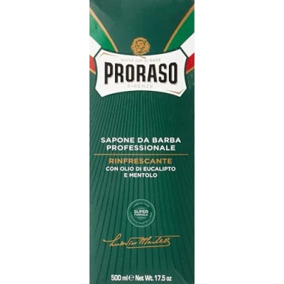 Afbeelding van Proraso Scheercreme Groen Eucalyptus &amp; Menthol 500 ml