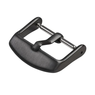 Afbeelding van Archer Watch Straps Vervangende Roestvrijstalen PVD Gesp (Geborsteld Zwart, 22mm)