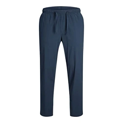 Afbeelding van Jack &amp; Jones Jpstace Jjbreeze Linen Dek Leinenbroek heren, Navy Blauw