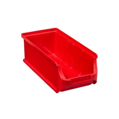 Afbeelding van allit open fronted storage bin ProfiPlus Box 2L, gemaakt van PP, rood