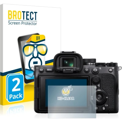 Afbeelding van BROTECT Screenprotector voor Sony Alpha 7 IV Folie Beschermfolie transparant (2 Stuks)
