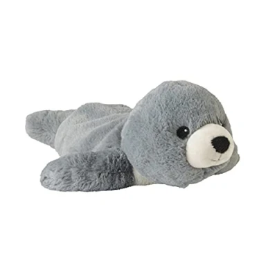 Afbeelding van Warmies Warmte/magnetron opwarm knuffel Zeehond grijs 37 cm pittenzak