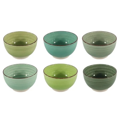 Afbeelding van Studio Tavola Kommen Summer Green ø 14 cm 6 stuks