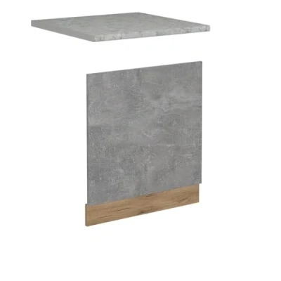 Afbeelding van Vicco Voorpaneel vaatwasser R Line, Beton/Krachtige eik goud, 60 cm , WB Marmer