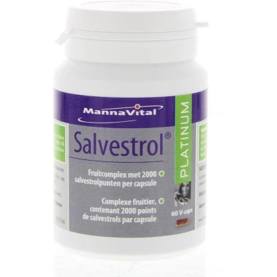 Afbeelding van MannaVital SALVESTROL PLATINUM 60 Vcaps