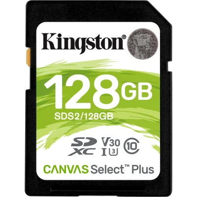 Afbeelding van Kingston Canvas Select Plus SDXC kaart 128 GB Class 10 UHS I
