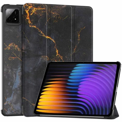 Afbeelding van imoshion Design Trifold Bookcase voor de Xiaomi Pad 7 / Pro Black Marble