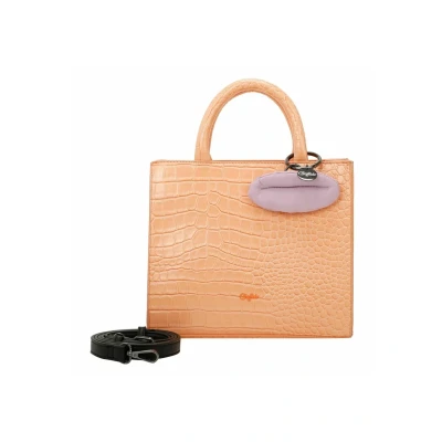 Afbeelding van Buffalo Handtas, Dames, Maat: One Size, Croco orange tan