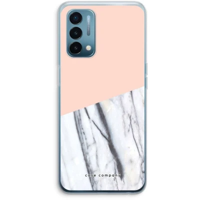 Afbeelding van Case Company® hoesje geschikt voor OnePlus Nord N200 5G A touch of peach Soft Cover Telefoonhoesje Bescherming aan alle Kanten en Schermrand