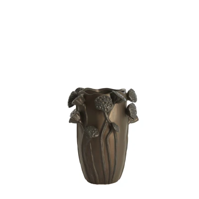 Afbeelding van Light &amp; Living Vaas LAVCI 27.5x25.5x35cm Bruin