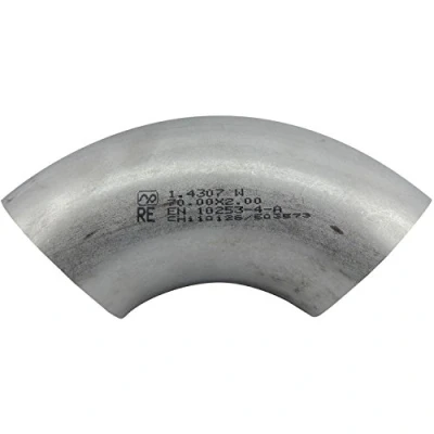 Afbeelding van Stap Pert Vas5 1.4301 roestvrij staal gelaste buis 90 graden elleboog, diam. 48,3 mm, dikte: 2 mm
