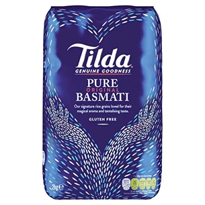 Image de Tilda Riz Basmati Pur 2 kg (Paquet de 1)