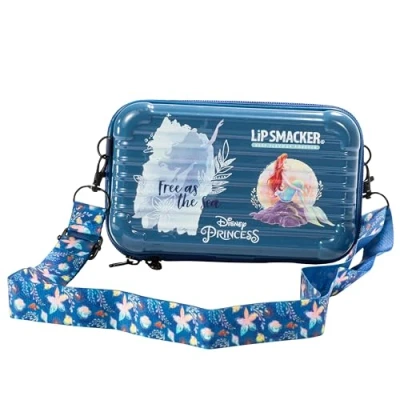 Afbeelding van Lip Smacker Ariel Beauty Box Klaar voor op reis, alles in één make up cadeauset met glinsterende paletten, lippenstiften en nagellak, inclusief accessoires