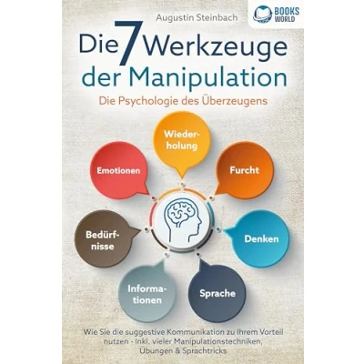 Afbeelding van die 7 Werkzeuge der Manipulation Psychologie des Überzeugens: Wie Sie suggestive Kommunikation zu Ihrem Vorteil nutzen Inkl. vieler Manipulationstechniken, Übungen und Sprachtricks