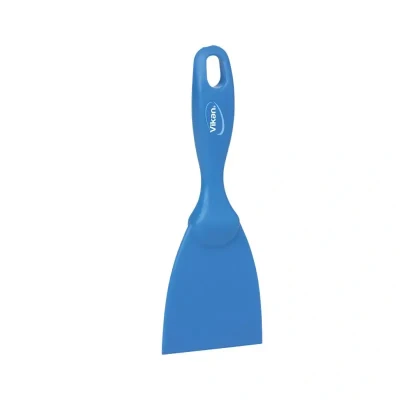 Afbeelding van Vikan Handschrapers en Krabbertjes Rechte Smalle Handschraper Polypropyleen 75x18x210mm Blauw