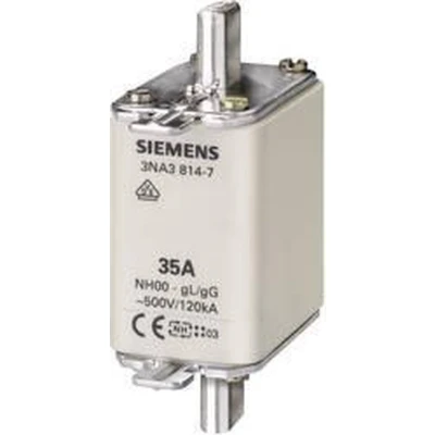 Afbeelding van Siemens 3NA38227 NH zekering Afmeting : 00 63 A 500 V/AC, 250 V/AC 3 stuk(s)