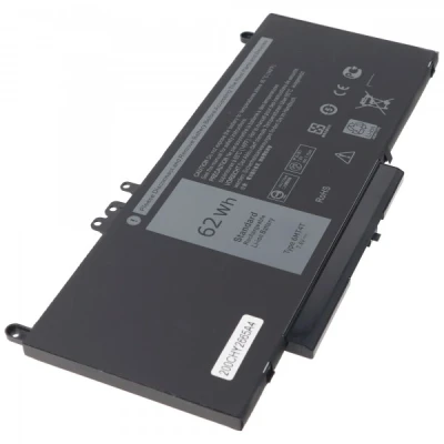 Afbeelding van Accu geschikt voor Dell Latitude E5470, E5570, Li Polymer, 7.4V, 8155mAh, 62.0Wh, ingebouwd, zonder gereedschap