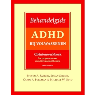 Afbeelding van Behandelgids ADHD bij volwassenen, cliëntenwerkboek tweede editie