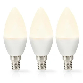Afbeelding van LED lamp E14 Kaars Nedis 3 stuks (2.8W, 250lm, 2700K)