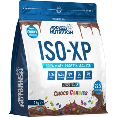 Afbeelding van Applied Nutrition Iso XP (Choco Candies 1000 gram) Eiwitshake Whey Protein Eiwitpoeder Sportvoeding 40 shakes