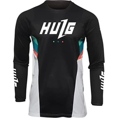 Afbeelding van HULG Fietsshirt voor heren, lange mouwen, MTB, motorcross