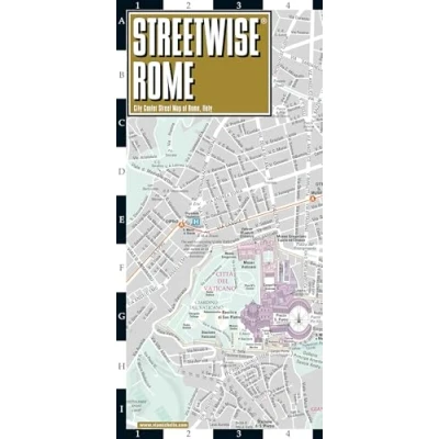 Afbeelding van Streetwise Rome Map Laminated City Center Street of Rome, Italy