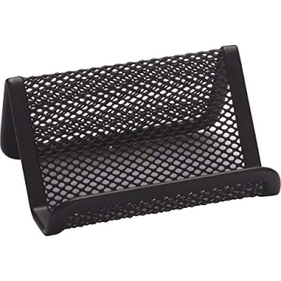 Afbeelding van Q CONNECT visitekaartenhouder 11 x 7,5 5 cm metaal zwart