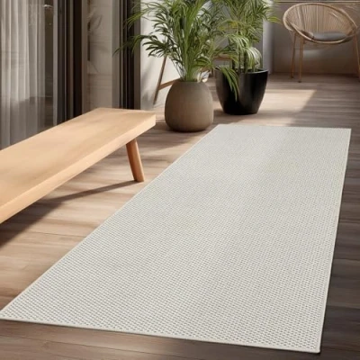 Afbeelding van the carpet Mistra robuust buitentapijt, modern, weerbestendig &amp; UV bestendig, voor balkon, terras en serre Maar ook geschikt de keuken, plat geweven, 080x200