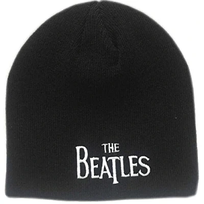 Afbeelding van The Beatles Band Logo Beanie Muts Zwart
