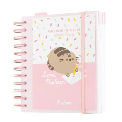 Afbeelding van Pusheen Dag School Agenda 2025 2026 ( aug juni )
