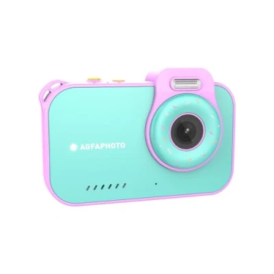 Afbeelding van AgfaPhoto Realikids Cam Waterproof 2 Appareil Photo Enfant Étanche 12MP, Vidéo HD, Mode Selfie, Filtres et Cadres, Jeux Intégrés, Batterie Lithium Bleu