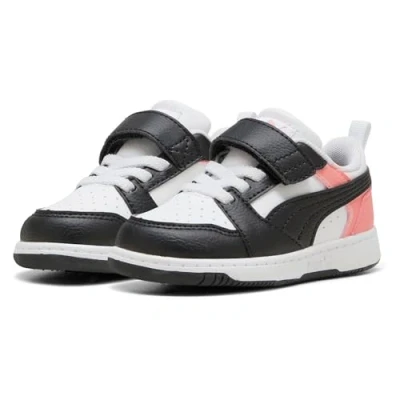 Afbeelding van PUMA Rebound v6 Lo sneakers, Roze/Zwart/Wit, Maat 19