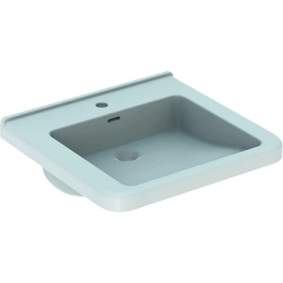 Afbeelding van Geberit 300 Comfort rolstoelwastafel wit (55 x 52,5 cm) 1 kraangat,