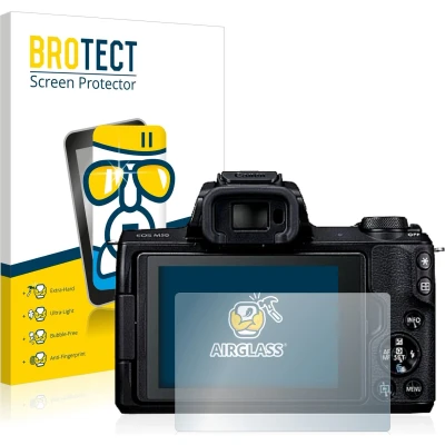 Afbeelding van BROTECT Screenprotector voor Canon EOS M50 Folie Beschermfolie Beschermglas transparant
