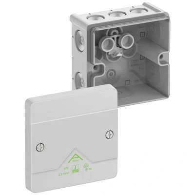 Afbeelding van Spelsberg Abox 025 L Aftakkast (l x b h) 85 52 mm Grijs IP66 1 stuk(s)