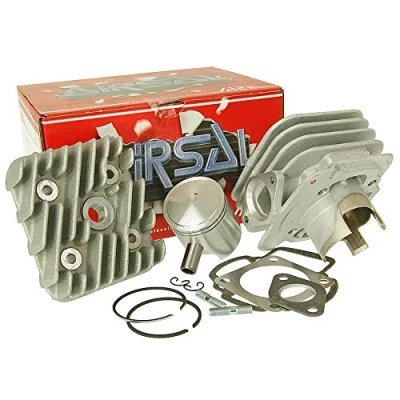 Afbeelding van Aluminium Airsal cilinderset 70cc voor zonder cilinderkop Piaggio, Diesis, Fly, Free, Liberty, NRG MC2, MC3, S, Sfera, Storm, TPH, Zip Base SSL, Vespa ET2, LX, LXV, Gilera Stalker, Easy Moving, ICE,