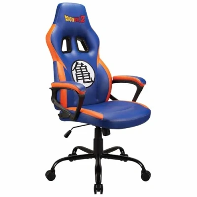 Afbeelding van Subsonic Original Gaming Seat DBZ Gamestoel Bureaustoel In Hoogte Verstelbaar: 46 tot 56 CM Nek en Rug Kussen Blauw / Oranje SA5642 D1