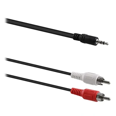 Afbeelding van Kabel jack 3,5 mm mannelijk naar 2 RCA T&#039;nB