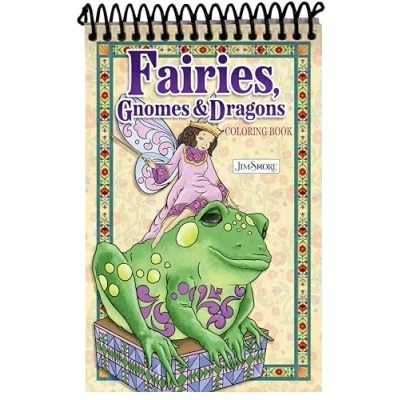 Afbeelding van Jim Shore Fairies, Gnomes &amp; Dragons Coloring Book