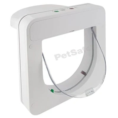 Image de PetSafe Chatière à puce électronique Petporte, accès automatique avec reconnaissance de puce, clé porte incluse, pour chats jusqu&#039;à 7 kg