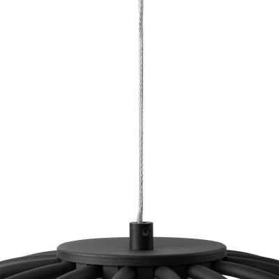 Afbeelding van LED hanglamp Attea, zwart, Ø 40 cm, aluminium