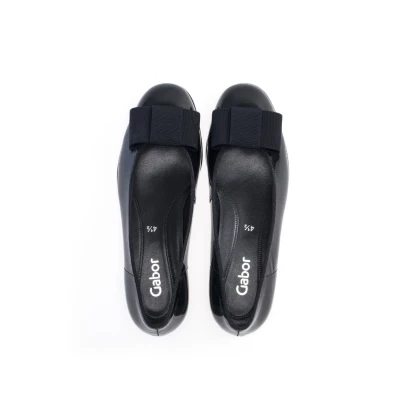 Afbeelding van Gabor Ballerina&#039;s, Dames, Maat: 40, Blau Lak