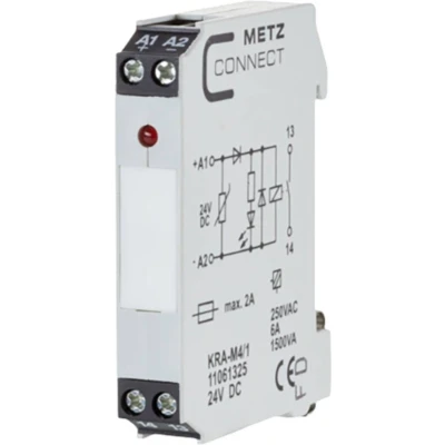 Afbeelding van Metz Connect 11061325 Koppelelement 24 V/AC (max) 1x NO 1 stuk(s)