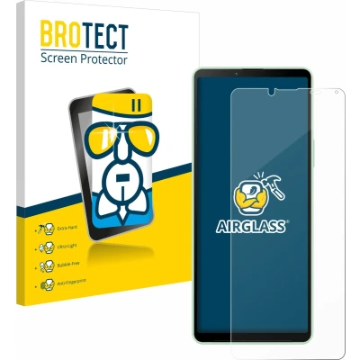 Afbeelding van BROTECT Screenprotector voor Sony Xperia 10 V Folie Beschermfolie Beschermglas transparant